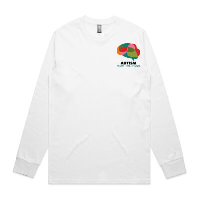 AFTI Men's Classic L/S Tee (Light) Front & Back Thumbnail