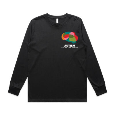 AFTI Women's Classic L/S Tee (Dark) Front & Back Thumbnail